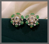 Emerald Stud In Nakshi - NE00438